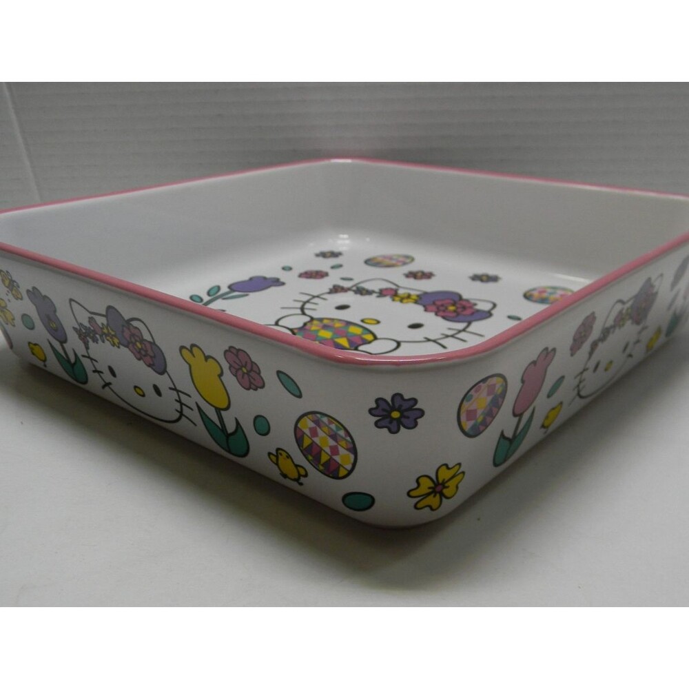 Hello Kitty by Sanrio Casserole Dish 9" x 9" NEW - Picture 3 of 5